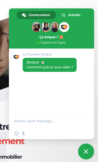La Première Brique Chat Live