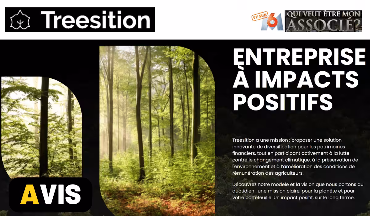 Treesition avis - Investir votre épargne dans les arbres