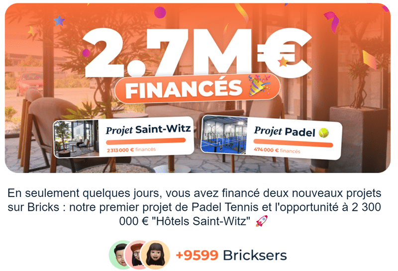 Bricks communauté investisseur