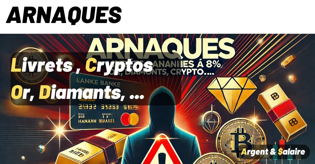 Arnaques au Livret bancaire, cryptos, investissement