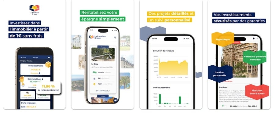 La Première Brique application mobile