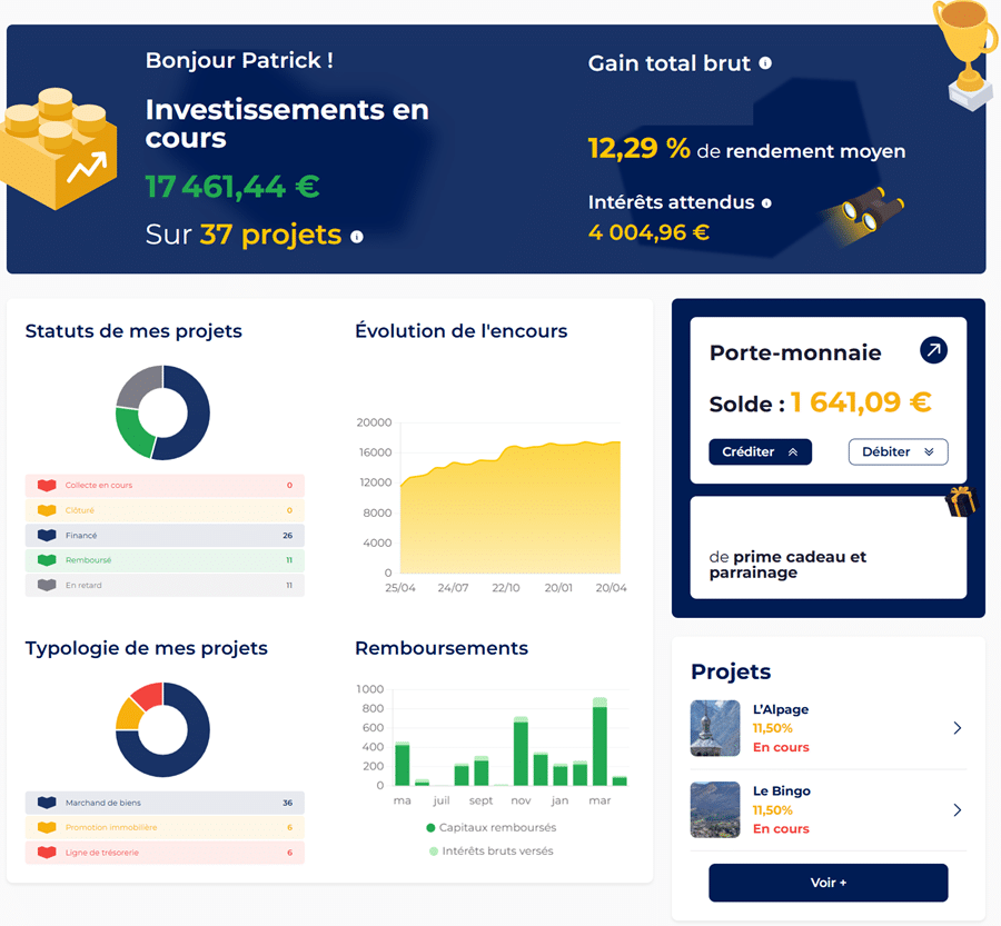 La Première Brique mon compte