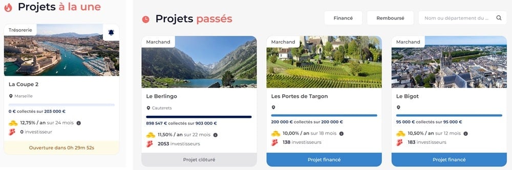 La Première Brique Liste des projets