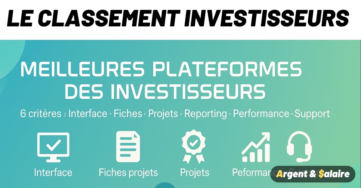 Classement des meilleures plateformes crowdfunding des investisseurs