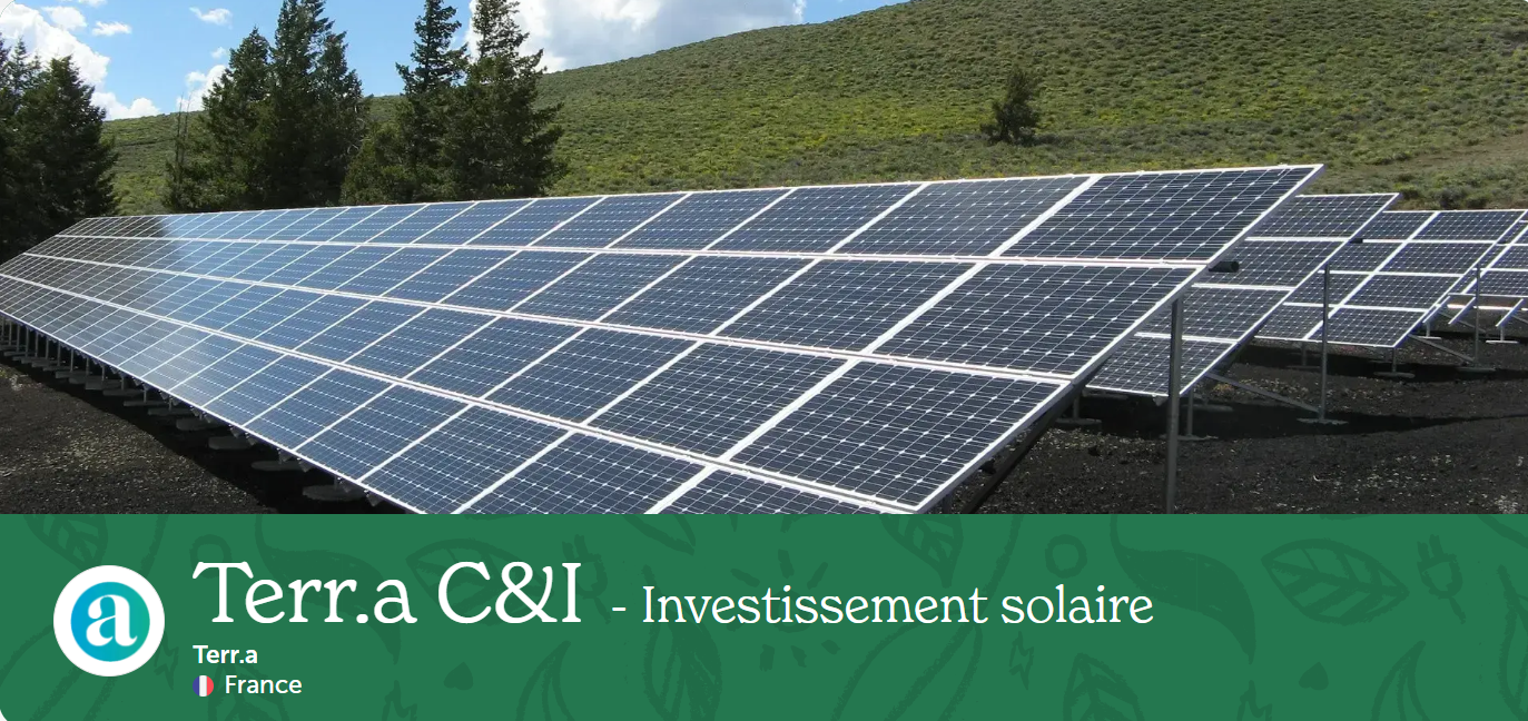 Enerfip - Terr.a C&I - Investissement solaire
