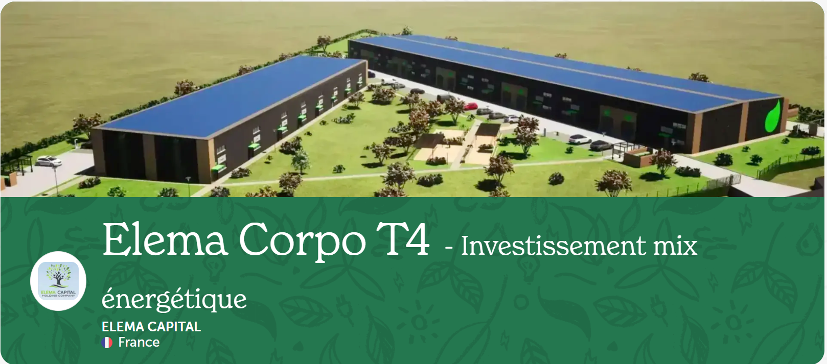 Enerfip - Elema Corpo T4- Investissement mix