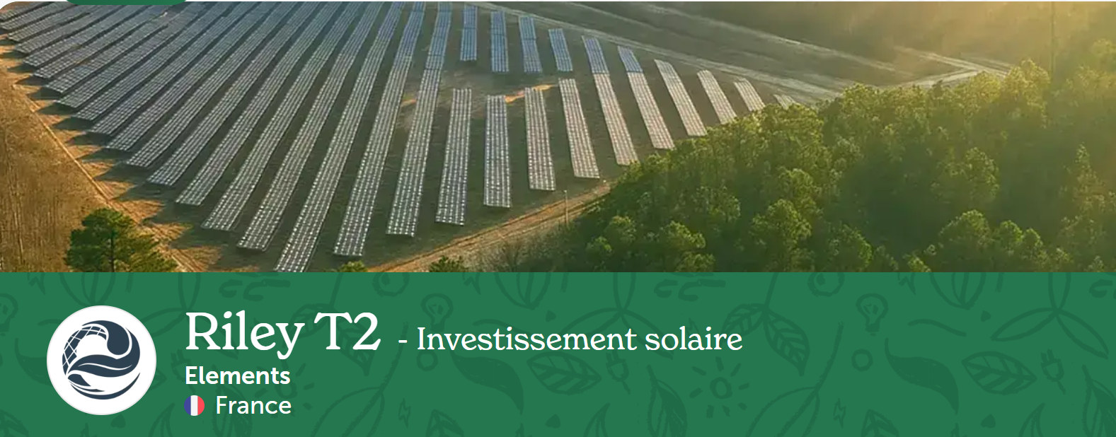 Enerfip - Riley T2- Investissement solaire 