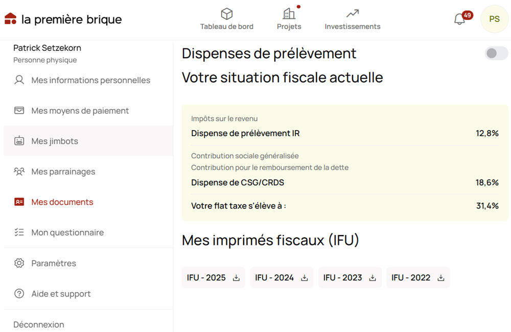 La Première Brique IFU