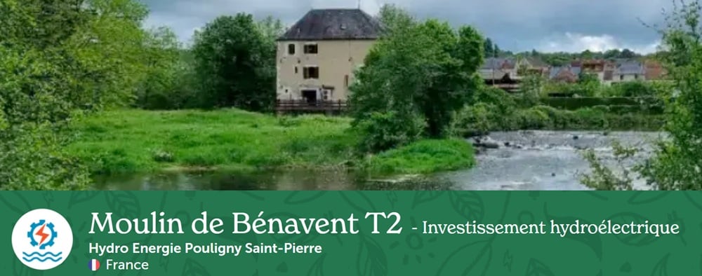 Moulin de Bénavent T2 - Investissement hydroélectrique