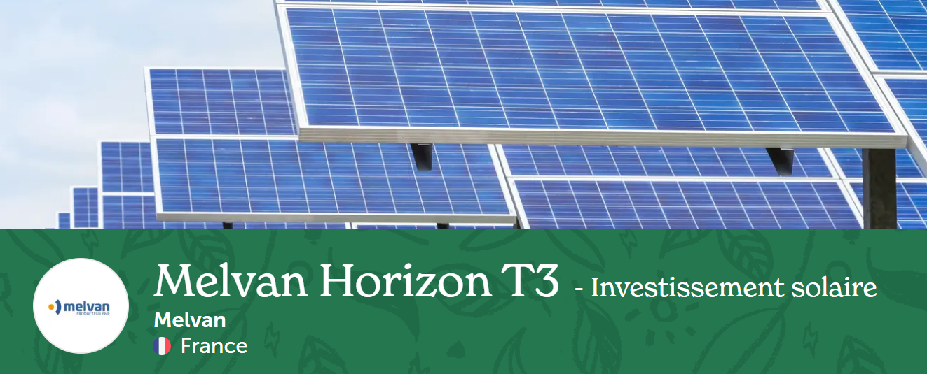 Melvan Horizon T3 - Investissement solaire
