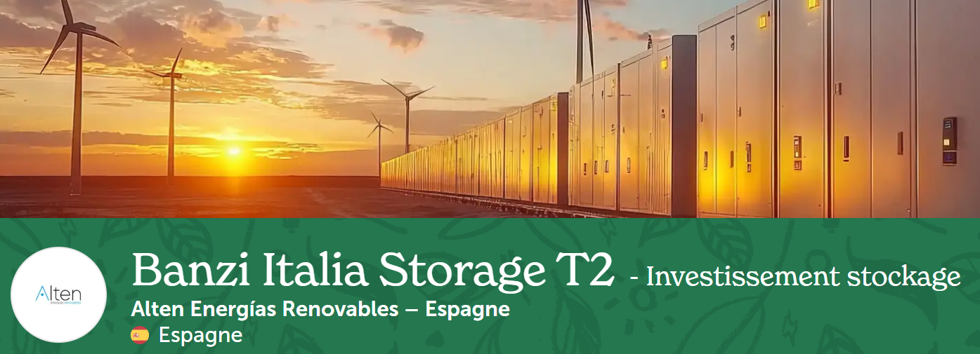 Banzi Italia Storage T2 - Investissement stockage