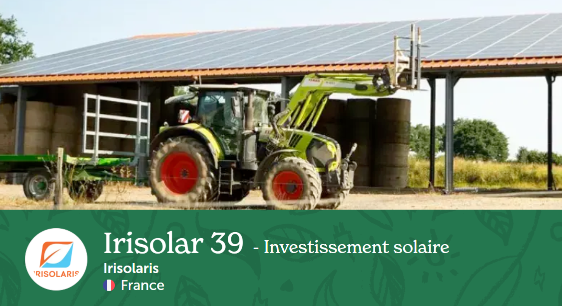 Irisolar 39 - Investissement solaire