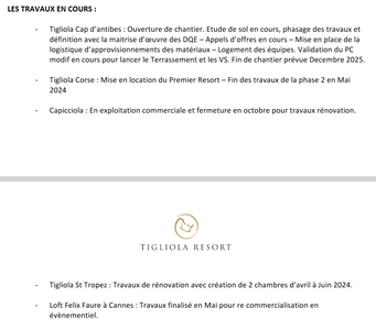 TRAVAUX EN COURS    ReportingT42023 GroupeTigliola.pdf
