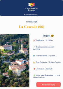 Screenshot 2023 07 11 at 23 05 37  La Cascade   des nouvelles de votre investissement