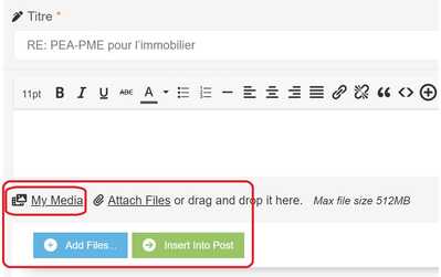 wp foro invertion media